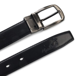 kiyaabaa italian leather reversible belt for men | black & brown dual side belt