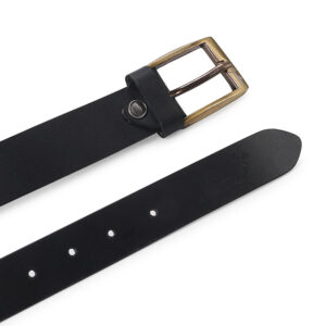 kiyaabaa premium genuine leather belt for men formal and casual wear adjustable pin buckle belt.